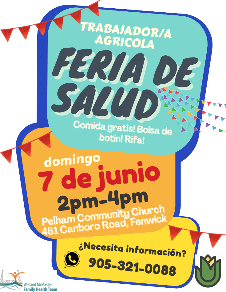 Pelham Health Fair poster in Spanish